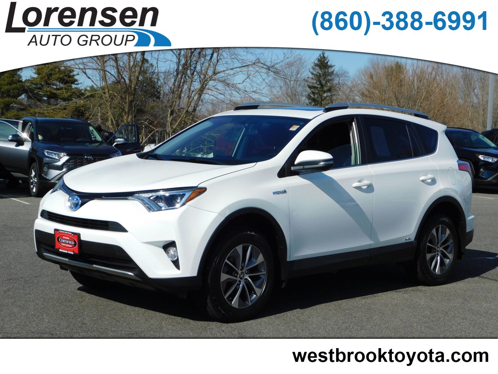 Pre Owned 2016 Toyota Rav4 Hybrid Xle Sport Utility In Westbrook Pre Owned 2016 Toyota Rav4 Hybrid Xle